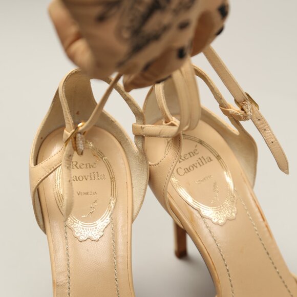 RENE CAOVILLA Nude Heels - Picture 8 of 13